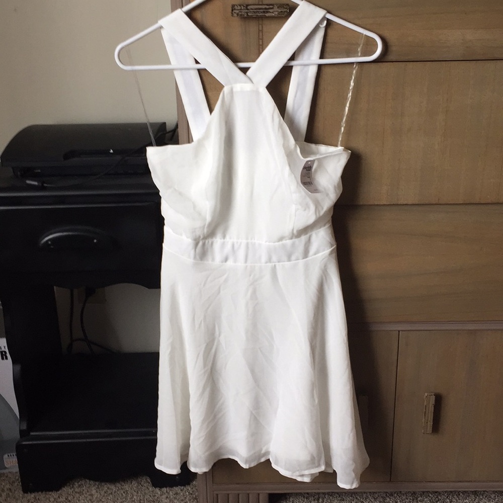 White Skater Dress (SMALL)